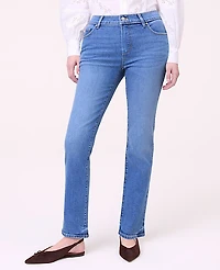 Ann Taylor The Petite Slim Jean — Curvy Fit Luxe Medium Wash Women's