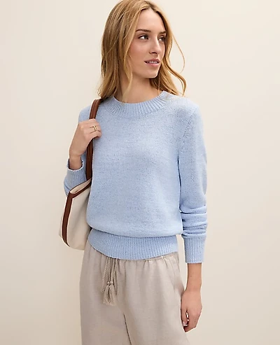 Ann Taylor Weekend Crew Neck Sweater Women's