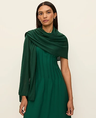 Ann Taylor Oversized Wrap Scarf Women's