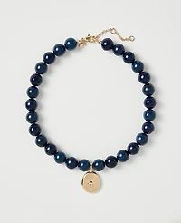 Ann Taylor Stone Pendant Necklace Night Sky Women's