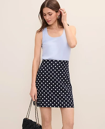 Ann Taylor Mixed Media Tank Top Women's