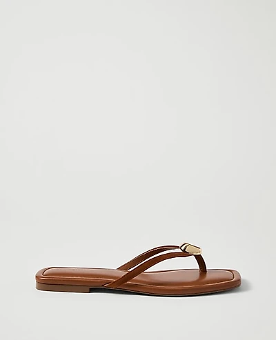 Ann Taylor Suede Embellished Sandal Spiced Chai Women's