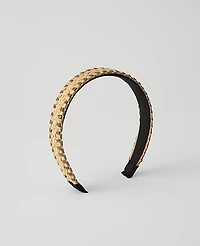Ann Taylor Weekend Straw Headband Natural Women's
