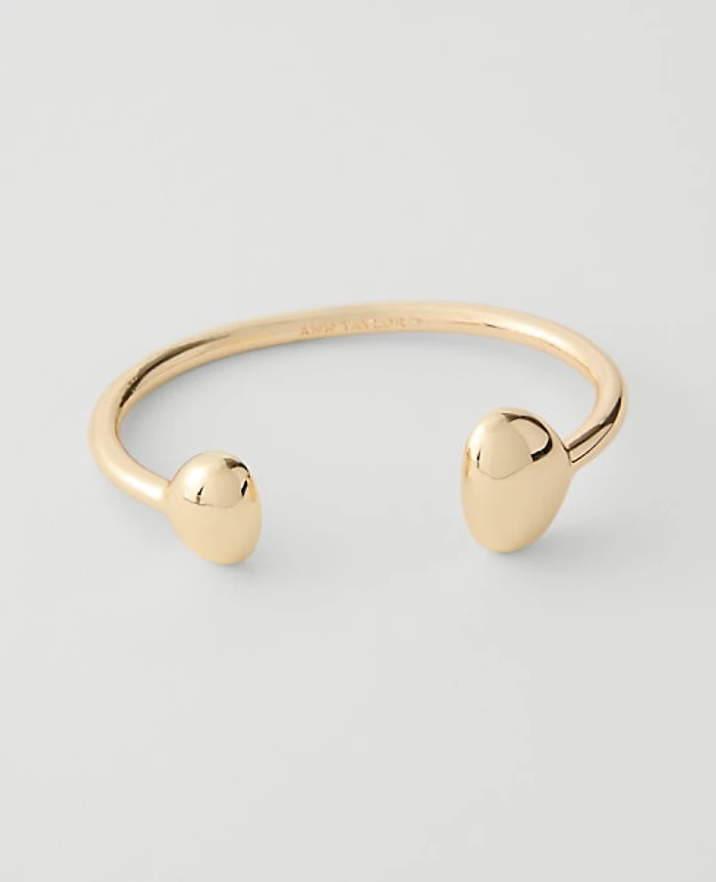 Ann Taylor Thin Cuff Bracelet Goldtone Women's