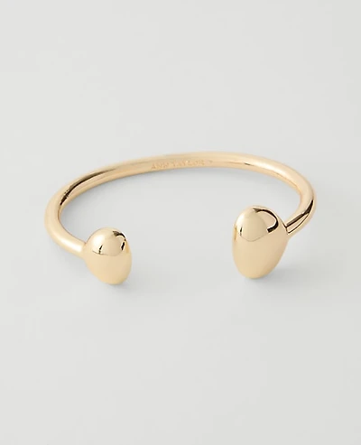 Ann Taylor Thin Cuff Bracelet Goldtone Women's