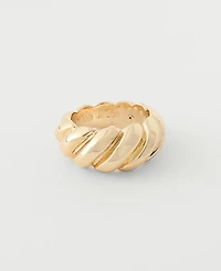 Ann Taylor Twisted Ring Goldtone Women's