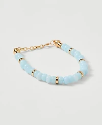Ann Taylor Mixed Beaded Bracelet Turquoise Ocean Women's