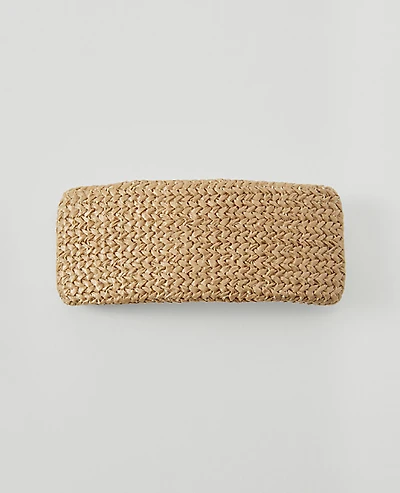Ann Taylor Straw Hair Barrette Set Natural Women's