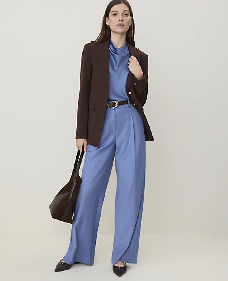 Ann Taylor The Tall Pleated Wide-Leg Pant Women's