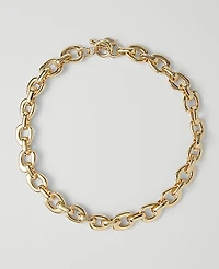 Ann Taylor Chunky Chain Necklace Goldtone Women's