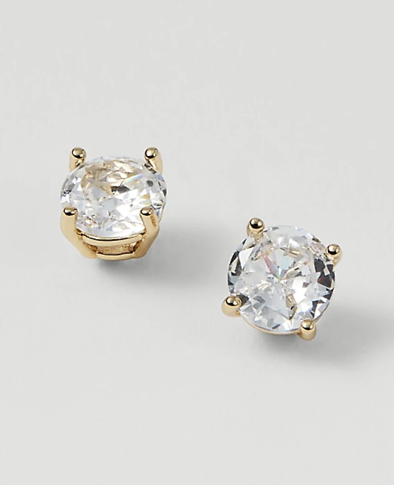 Ann Taylor Modern Stud Earrings Goldtone Women's