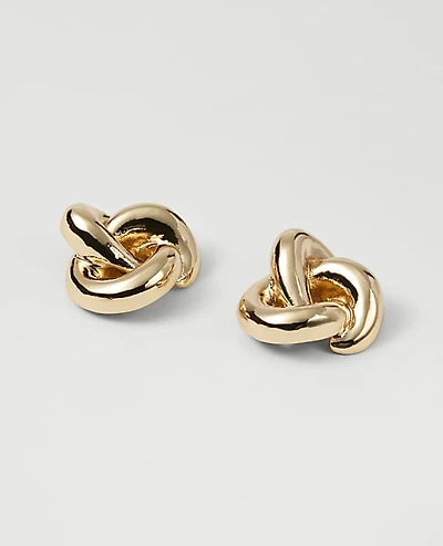Ann Taylor Twisted Stud Earrings Goldtone Women's