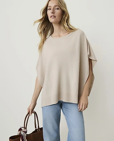 Ann Taylor Sweater Poncho Women's