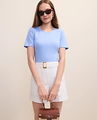 Ann Taylor Weekend Crew Neck T-Shirt Women's