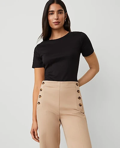Ann Taylor Weekend Crew Neck T-Shirt Women's