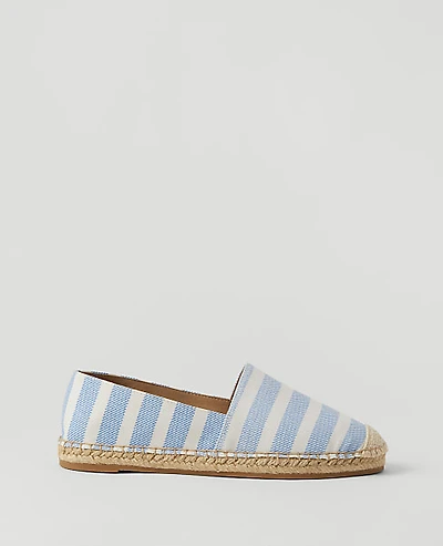 Ann Taylor Weekend Espadrille Slide Zephyr Blue Women's