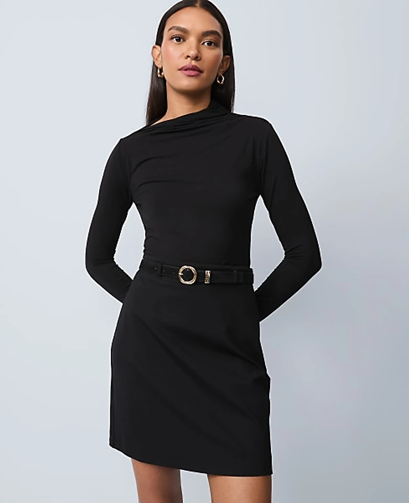Ann Taylor Asymmetric Ruched Top Women's