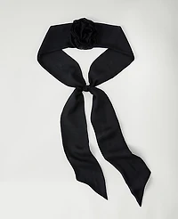 Ann Taylor Rosette Scarf Black Women's