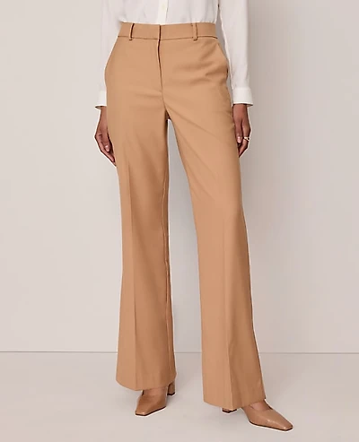 Ann Taylor The Petite Flare Trouser — Curvy Fit Size 00 Sesame Women's