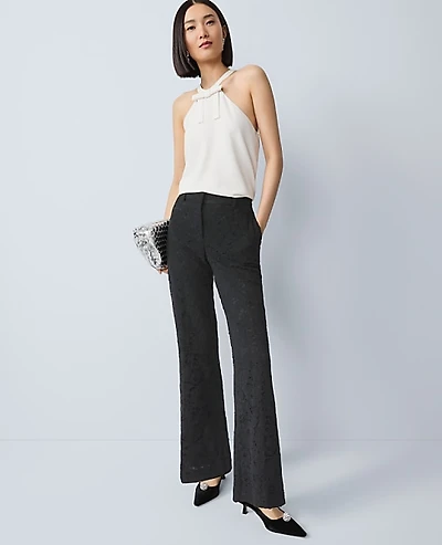 Ann Taylor The Jayne Trouser in Lace Size 6 Black Women's