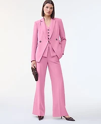 Ann Taylor The Cutaway Blazer Fluid Crepe Smokey Rose Women's