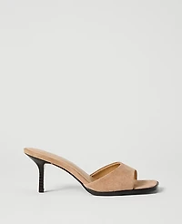 Ann Taylor Suede Mule Sandal Women's