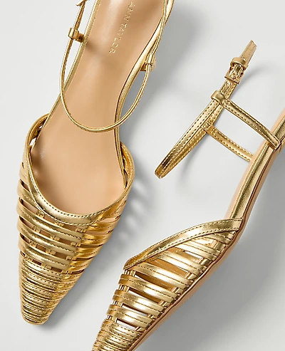 Ann Taylor Kitten Heel Pump Women's