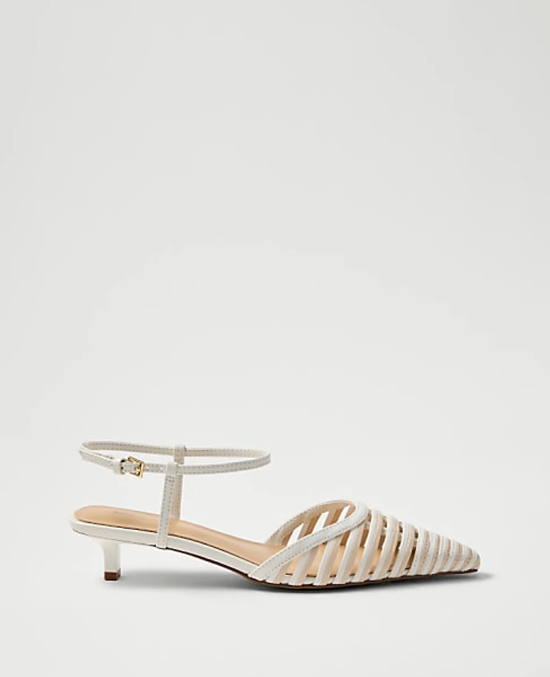 Ann Taylor Kitten Heel Pump Women's
