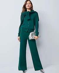 Ann Taylor The Wide-Leg Sweater Pant Women's