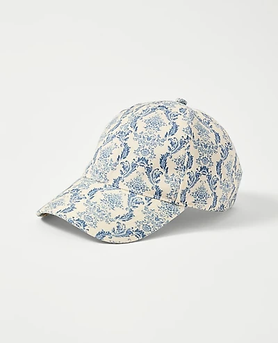 Ann Taylor Floral Baseball Cap Feather Women's