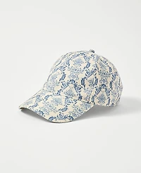 Ann Taylor Floral Baseball Cap Feather Women's