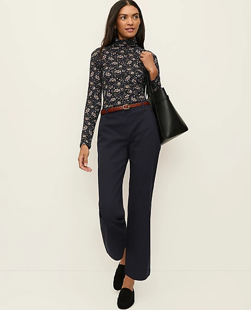 Ann Taylor Weekend Belted Ankle Pant Women's