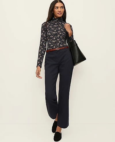 Ann Taylor Weekend Belted Ankle Pant Women's