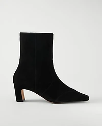 Ann Taylor Suede Skinny Heel Bootie Women's