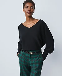 Ann Taylor Cashmere V-Neck Sweater Women's