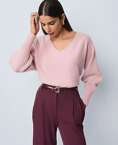 Ann Taylor Cashmere V-Neck Sweater Women's