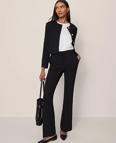 Ann Taylor The Petite Skinny Flare Pant Ponte Women's