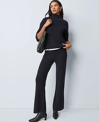 Ann Taylor Weekend Collection Waffle Sweater Pant Women's