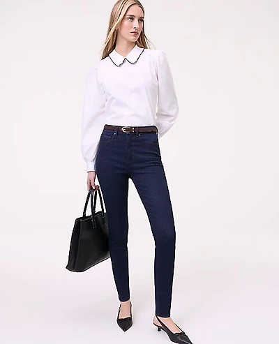 Ann Taylor The Skinny Jean Size 4 Classic Rinse Wash Women's