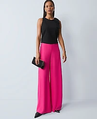 Ann Taylor The Petite Statement Palazzo Pant Electric Pink Women's