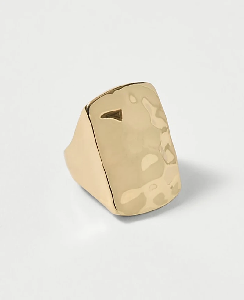 Ann Taylor Metal Rectangle Ring Women's