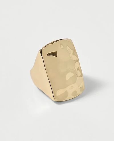 Ann Taylor Metal Rectangle Ring Women's