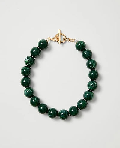 Ann Taylor Stone Statement Necklace Shade Tree Women's