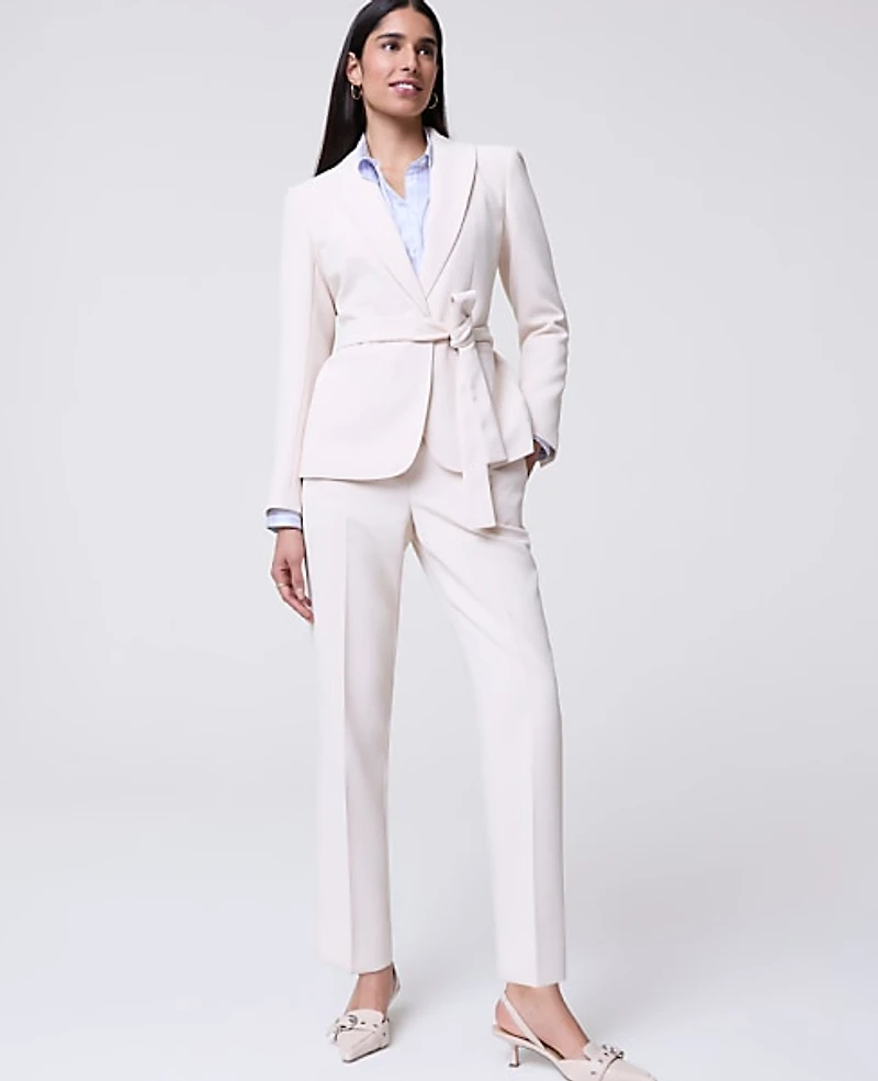 Ann Taylor The Petite Relaxed Ankle Pant Fluid Crepe Women's
