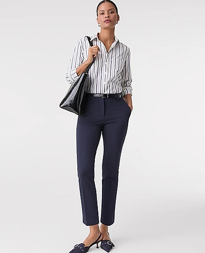 Ann Taylor The Tall Eva Ankle Pant Ponte Night Sky Women's