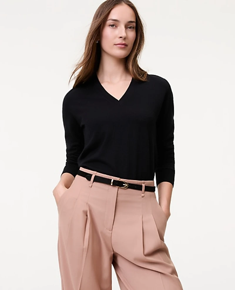 Ann Taylor V-Neck Sweater Women's
