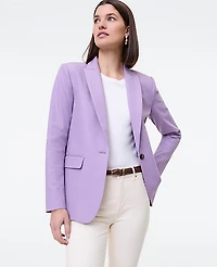 Ann Taylor The Longline Blazer Bi-Stretch Twill Women's