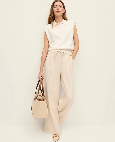 Ann Taylor Weekend Easy Fit Wide-Leg Pant Women's