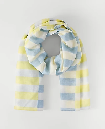 Ann Taylor Weekend Striped Scarf Sun Soaked Women's