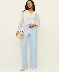 Ann Taylor The Wide-Leg Pant Doubleweave Women's